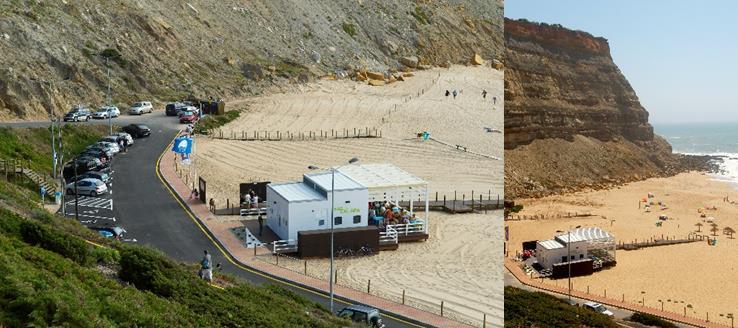Figura 9: Depois da intervenção Praia de Porto da Calada. Fonte: CMM.