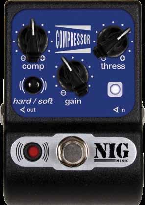 PEDAIS NIG/GNI COMPRESSOR - PCM Compressores atuam na faixa dinâmica, dando ganho nos sinais fracos e atenuando sinais