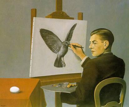O belga René Magritte (1896 1967), um dos pintores surrealistas