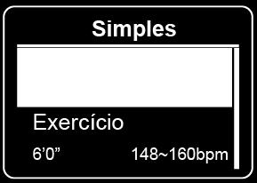 Prima p/q para seleccionar a opção Train & Test e prima OK para entrar no menu de Treino. 03:48 PM 01/04 Corrida Train & Test Ver histórico 3.