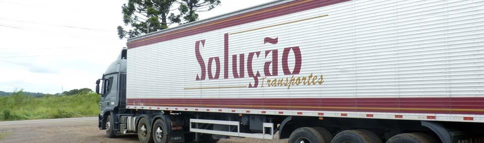 QUEM SOMOS: Em 2005, foi fundada a Solução Transportes com a proposta de ser uma empresa preparada para soluções de logística e distribuição.