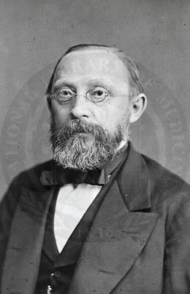 Rudolf Virchow 1821-1902 Patologista alemão. Em 1858 publica Celular pathologie.