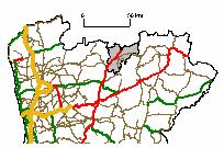 3 Rede Viária O concelho de Chaves está ligado à