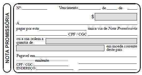 Títulos de Crédito Nota Promissória