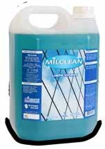 Apresenta maior eficiência, pois sua formulação combina detergente e solvente.
