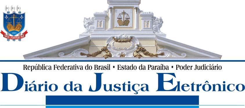 DIÁRIO DA JUSTIÇA JOÃO PESSOA-PB DISPONIBILIZAÇÃO: SEGUNDA-FEIRA, 25 JANEIRO DE 2016 1 Nº 14.