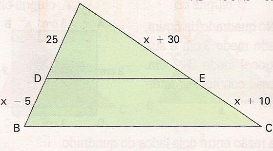 10) Num triângulo ABC, o lado AB mede 24 cm.