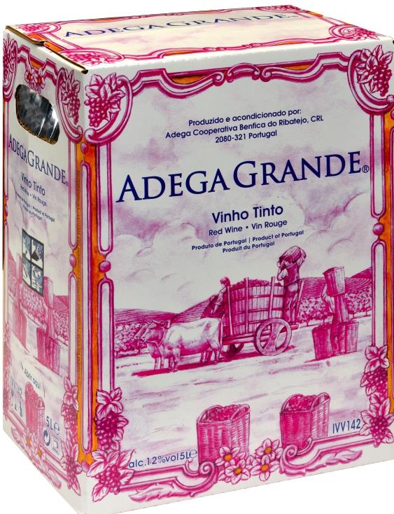 Vinho Adega Grande Tinto Box 10 Lts 50455235029