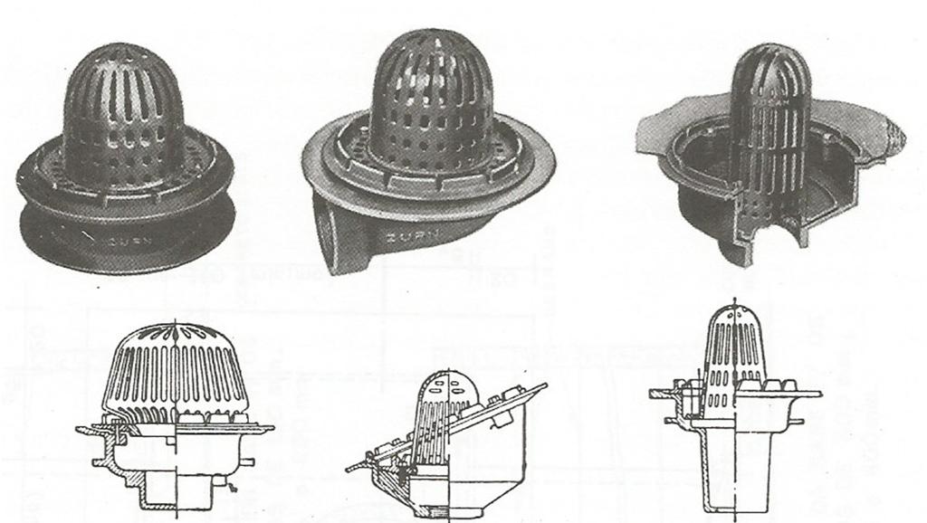 Figura: Vários tipos de ralos. Fonte: MACINTYRE, A. J.