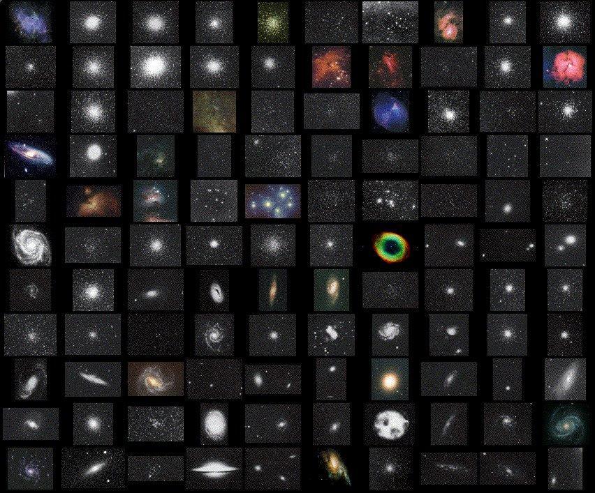 Objetos nebulosos : o Catálogo de