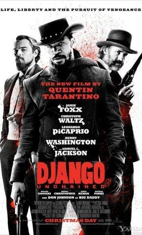 Django Livre (12 de fevereiro de 2013) Django Livre. Já esperava o extrapolo das cenas, tal qual Kill Bill e Pulp Fiction. Um tirinho de uma mínima pistola é um banho de sangue para todos os lados.