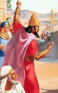ENSINAMENTO DESTE EPISÓDIO O rei da Babilônia sob o domínio da ira em sua mente designou os homens mais fortes de seu exército para jogar os companheiros de Daniel na fornalha e na entrada da