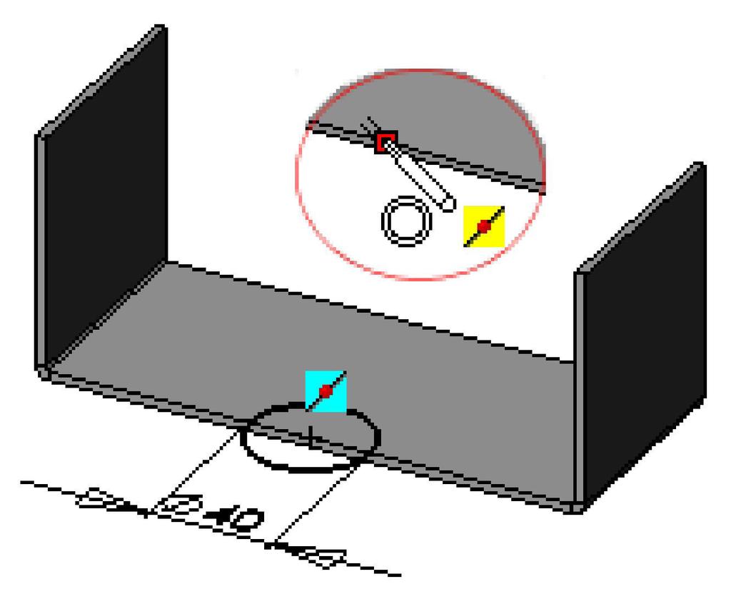 Abílio Leite [INTRODUÇÃO AO SOLIDWORKS] Adicionar uma flange contínua Pode-se adicionar flanges à peça de chapa metálica com cantos que são automaticamente contínuos.
