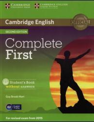 Complete First: student s book without answers. Cambridge: Cambridge University Press, 2014.