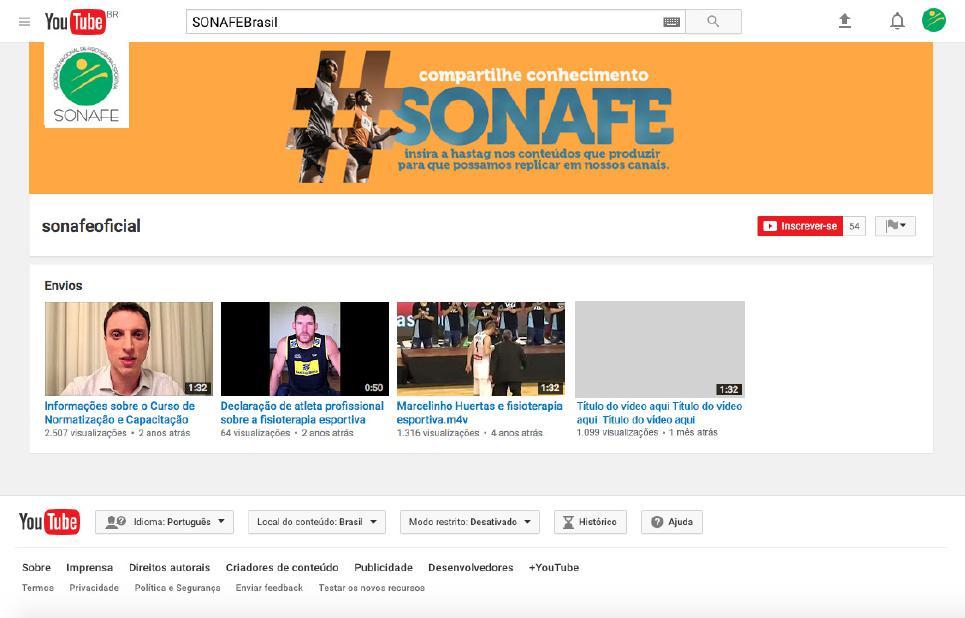SONAFE BRASIL youtube VÍDEO YOUTUBE VÍDEO YOUTUBE Inserção de vídeo no