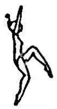 ) Salto galope com ou sem giro (cat leap) Exigência Pernas alternadas Joelhos acima da horizontal Avaliar a posição do joelho mais baixo Painel