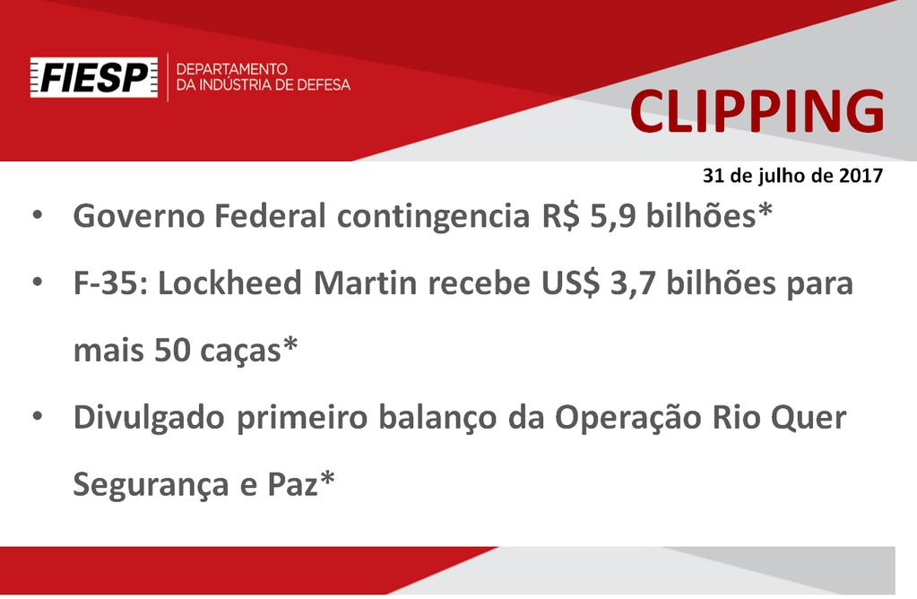 Governo Federal contingencia R$ 5,9 bilhões* O Governo Federal anunciou ontem contingenciamento de R$ 5,9 bilhões e remanejamento de R$ 2,2 bilhões do orçamento deste ano.