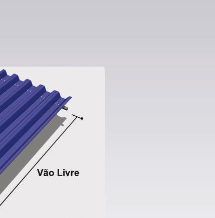 INFORMAÇÕES TÉCNICAS Instalação Fixação da cobertura 259mm Detalhe da Costura AA BB Detalhes AA BB Detalhe de fixação da telha Detalhe do conjunto de fixação Sobrecargas admissíveis (Kgf/m 2 )