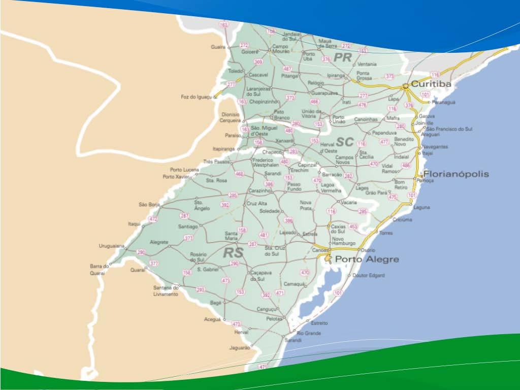 MAPA DE LOCALIZAÇÃO Imbituba é equidistante das áreas de produção econsumo de Itajaí/Navegantes e Rio Grande Paranaguá v 763.507 TEU/ano* Itapoá São F. do Sul 559.256TEU/ano* r Itajaí - NVT 1.
