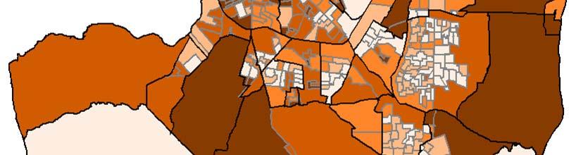 mapa 63- incidência de domicílios sem banheiro por