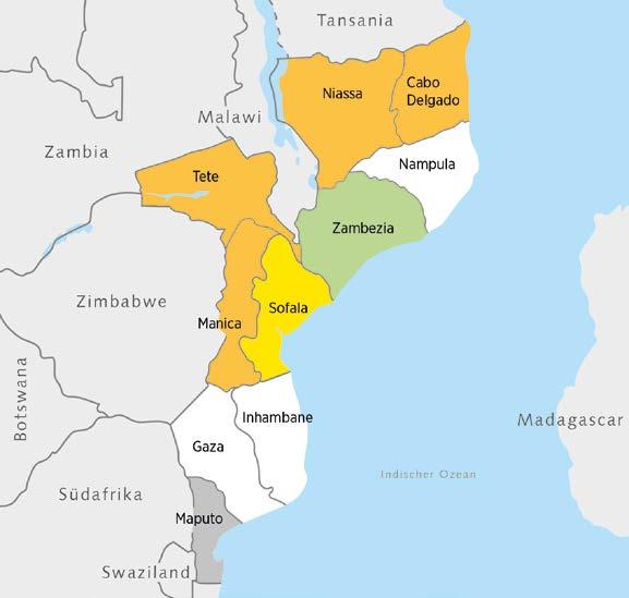 Moçambique - Plano Estratégico 2016-2020 Foco geográfico DADOS BÁSICOS 1 População Índice de Desenvolvimento Humano (IDH) Expectativa de vida no nascimento 26.5 milhões 0.416 (180 de 188 países) 0.