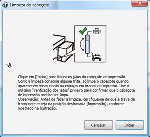 Como limpar o cabeçote de impressão usando um utilitário do computador Você pode limpar o cabeçote de impressão usando um utilitário no seu computador Windows ou Mac. 1.