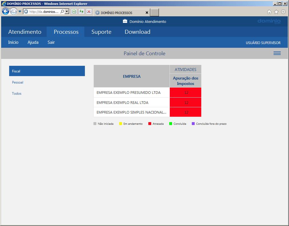 1. Clique na opção Painel de Controle, para abrir a janela Painel de Controle, conforme imagem abaixo: 2.