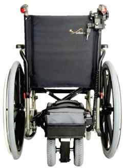 motor auxiliar a ajuda ideal para o cuidador O motor PowerStroll é um sistema de motorização portátil que foi concebido para ser aplicado em cadeiras de rodas manuais.