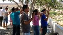 Jesus,realizamos evangelismo e um grande culto infantil na lagoa da mata onde aquelas crianças ouviram de Jesus de uma forma