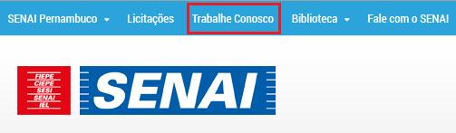 ACESSE: www.pe.senai.