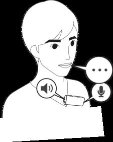 Instruções de uso Você pode usar o fone de ouvido com ou sem fones sem fio.