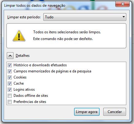 Basta seguir os procedimentos de limpeza apresentados a seguir.