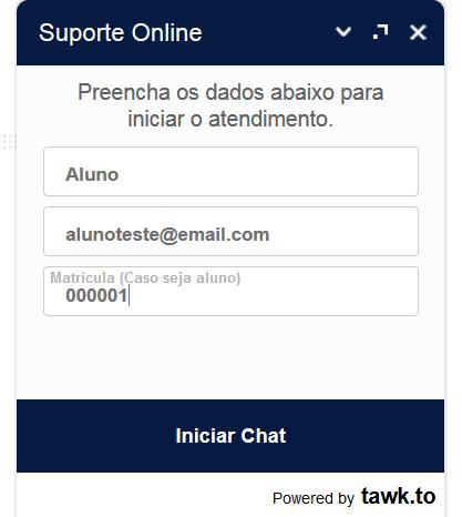 Preencha seus dados para iniciar a conversa.