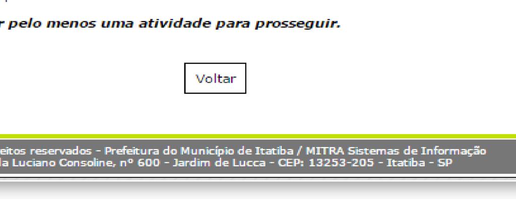 declaração municipal, neste campo é