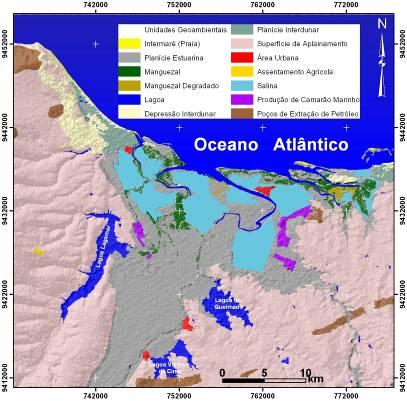 Figura 4 Mapa de Unidades Geoambientais combinado