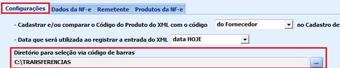 ABA: PRODUTOS BOTÃO: ENTRADA DE PRODUTOS BOTÃO: IMPORTAR XML (NF-e) O QUE É POSSÍVEL FAZER NESTA ÁREA DO SISTEMA Dar entrada de produtos no sistema por meio de arquivo *.