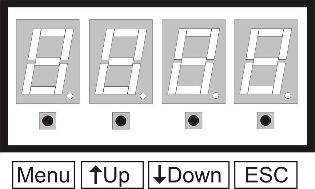 Quando o usuário entra em um parâmetro ajustável pelo potenciômetro, o valor exibido no display é valor o definido pela posição atual do potenciômetro, e não o que se encontra salvo no equipamento.