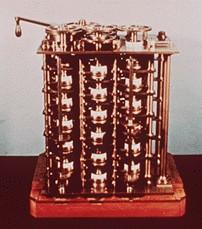 Máquina Diferencial de Babbage A máquina era