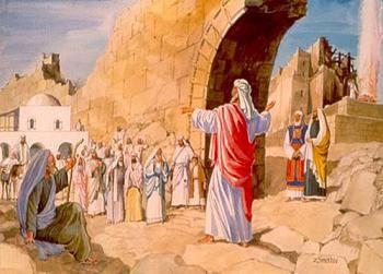 utensílios tomados por Nabucodonosor (Ed 1: 7-11). Iniciaram a construção do novo templo em 536 AC, mas pararam até 520 AC e terminaram em 516 AC (Ed 1: 1-11; Ed 3: 2-3; 8; 10).