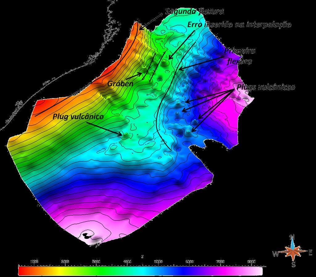 ms Figura 60 - Mapa estrutural do embasamento