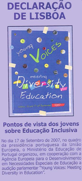 Development in Special Needs Education, Portugal tem participado em vários