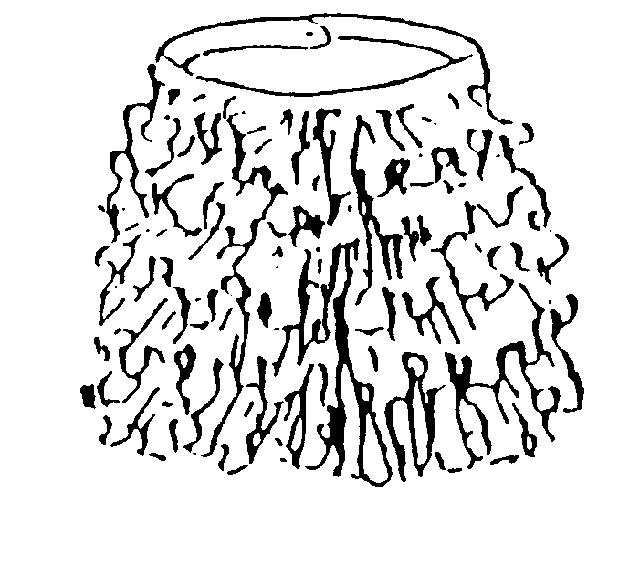 3. em uma das pontas da tira serão feitas duas casas separadas de 10mm uma da outra; 4.