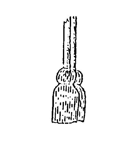 - confeccionado em tecido de algodão e enfeitado com renda na cor branca; XI - faixa (para Oficial): Fig 147 - Faixa -confeccionada em seda na cor vermelha, 100mm de largura, usada na cintura sobre o