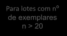 : f 1 = menor resistência entre os exemplares. OBS.