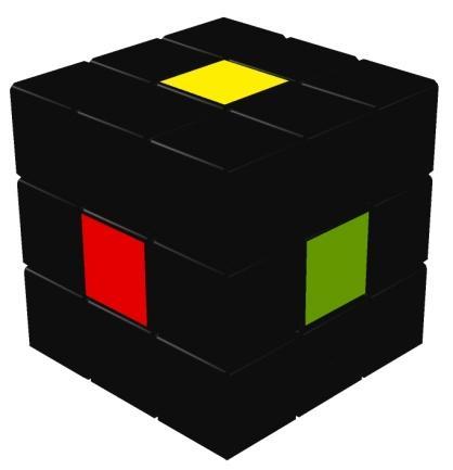 As Peças do Cubo Existem 3 tipos de peça no Cubo