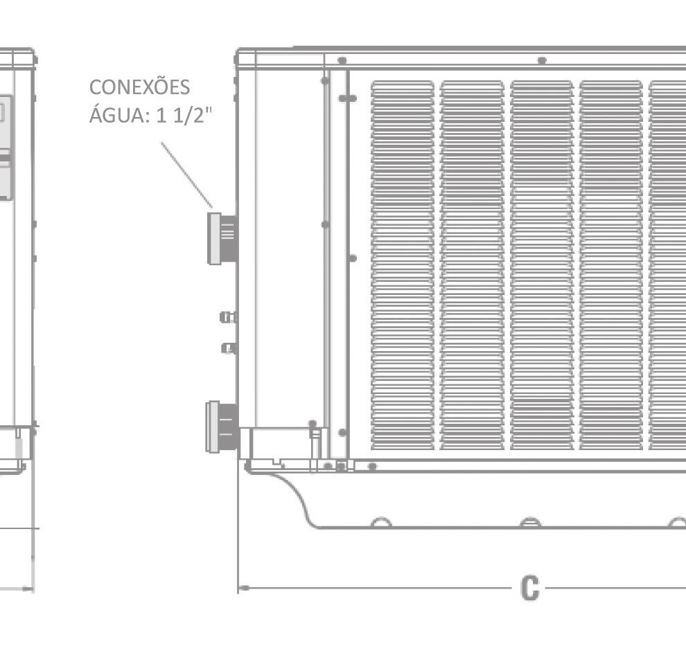 4 Compressor Scroll Scroll Scroll Gás Refrigerante R410A R410A R410A Tensão 220V 60hz Monofásica