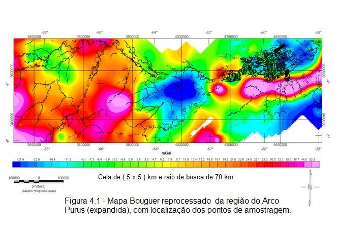 4.2 Dados magnetométricos Os dados magnetométricos por terem sido levantados em períodos bem distintos, correspondem a diferentes tecnologias, tanto de aquisição como de processamento.