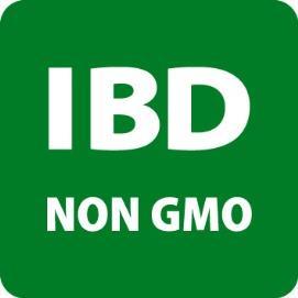 12. Instruções para uso do selo NÃO OGM IBD O selo NÃO OGM somente pode ser utilizado em produtos certificados de