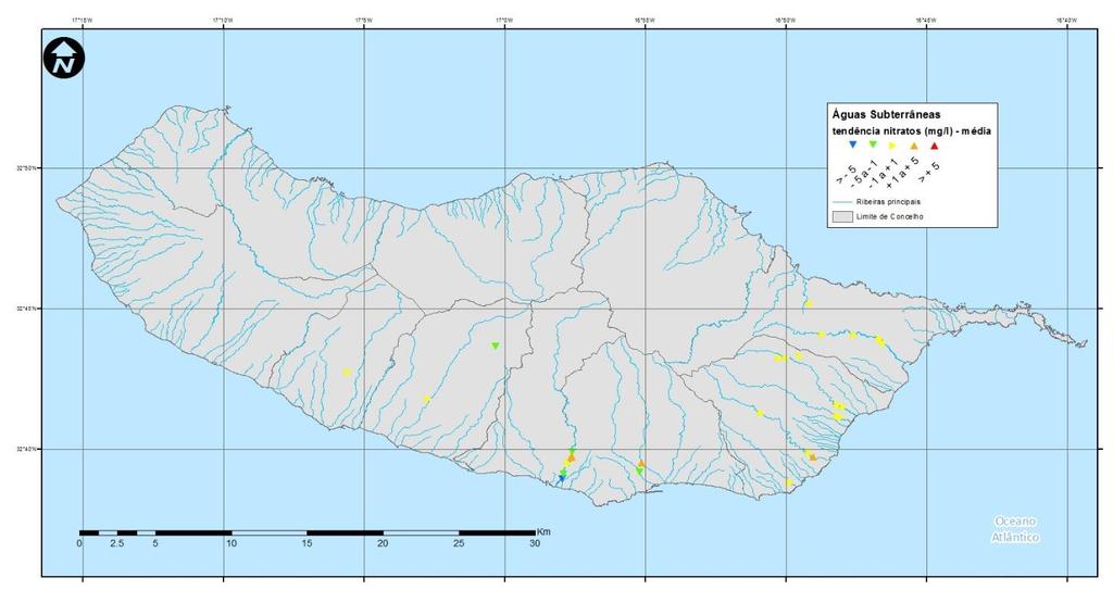 Madeira - Tendência da Concentração de