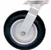 D diâmetro ( ) L largura (mm) K capacidade (kg) P peso (kg) Rodas pneumáticas D L K P RM-8A RM-8B 14 15 83 150 3,2 100 200 3,7 Diâmetro eixo: 1 Tipo de mancal: rolamento de roletes Aro: aço Compr.